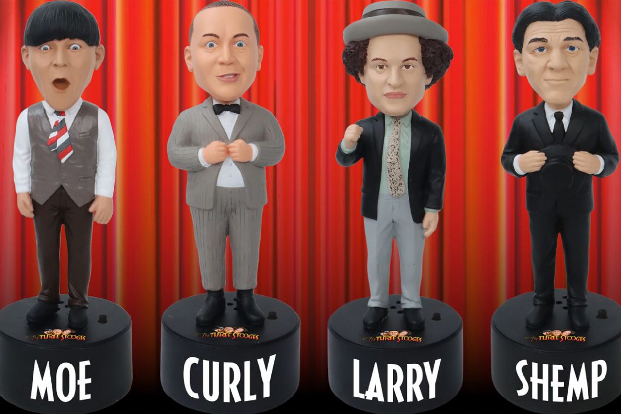 The Three Stooges Talking Bobbleheads Unveiled